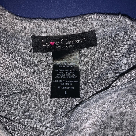 Crop gray sweater - Picture 3 of 3
